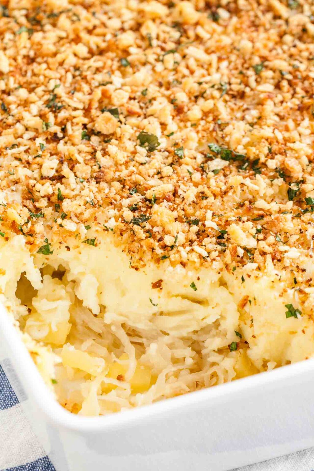 Sauerkraut Mashed Potato Casserole Plated Cravings