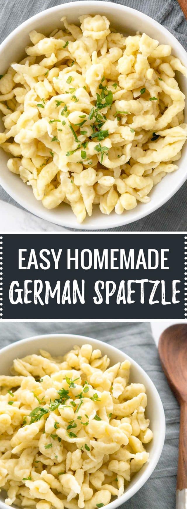 Homemade German Spaetzle Recipe (German Egg Noodles)