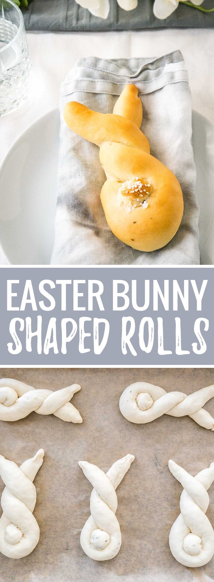 Homemade Easter Bunny Rolls - Plated Cravings