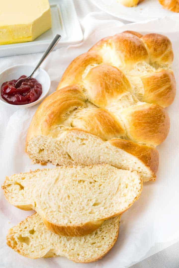 Braided Bread Recipe {Sweet Braided Easter Bread} - Plated Cravings