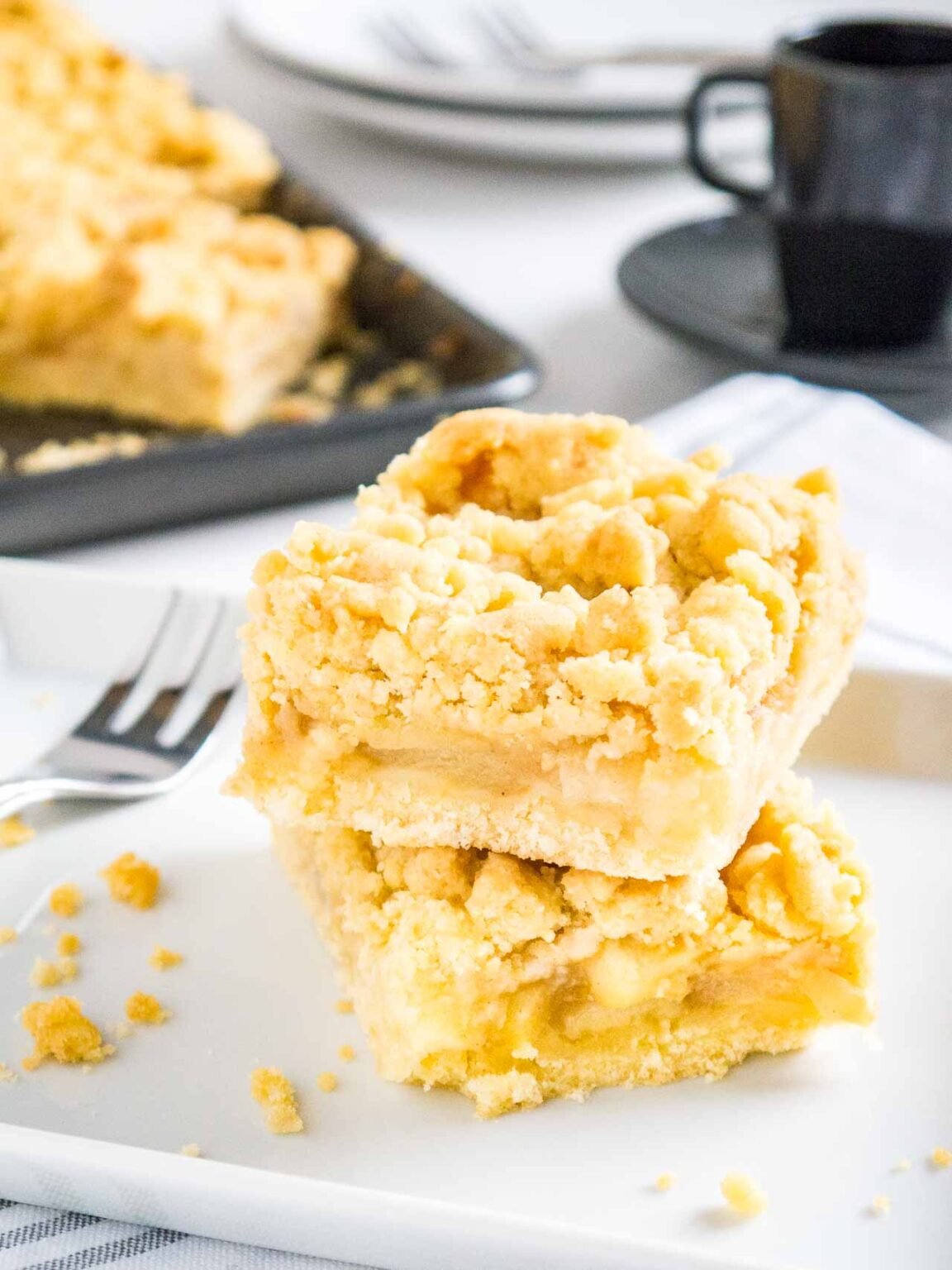 The BEST Apple Streusel Sheet Cake | Plated Cravings