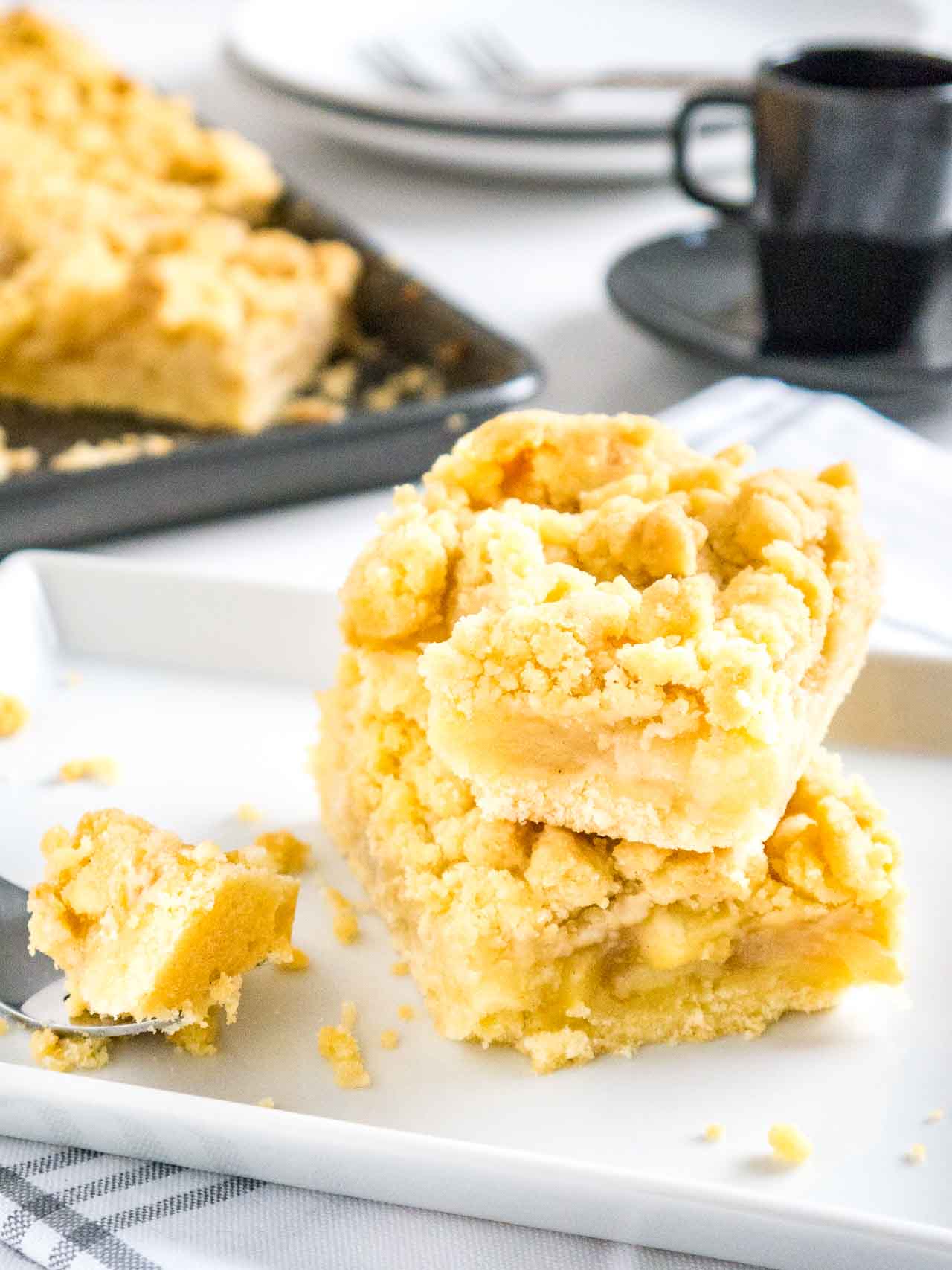 The BEST Apple Streusel Sheet Cake Plated Cravings