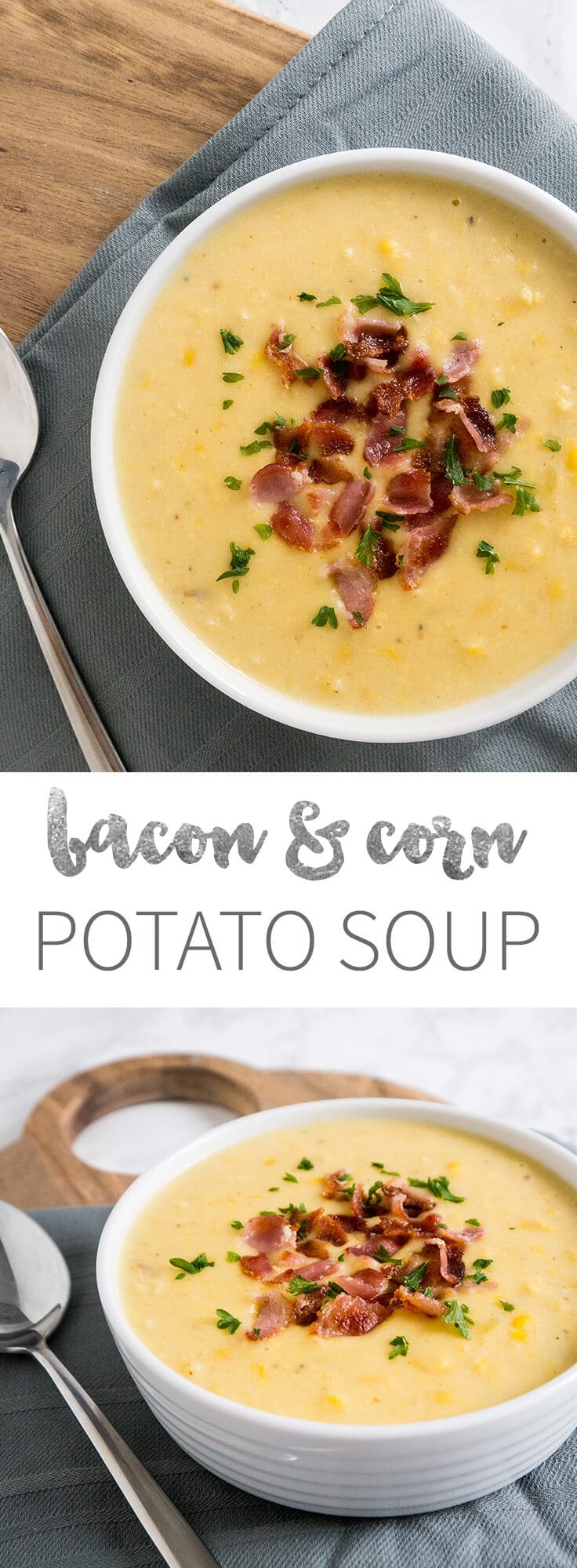 Quick Bacon Potato Soup | Plated Cravings