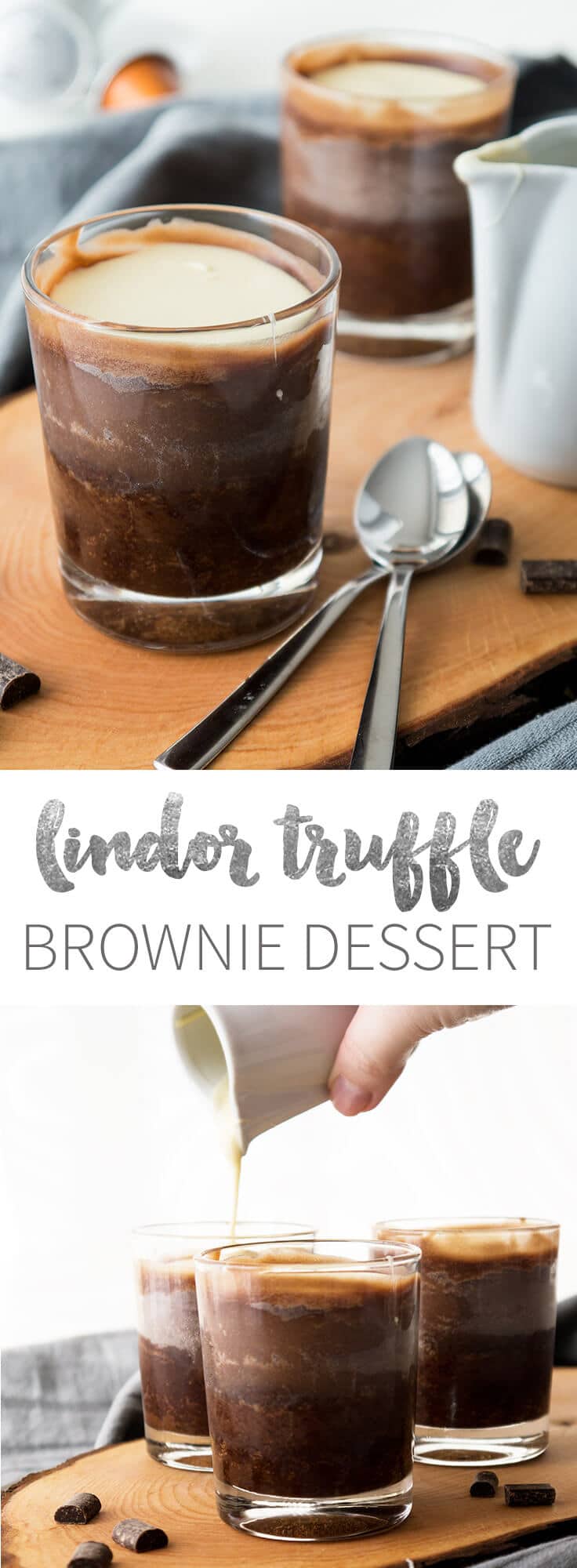 Copycat Lindor Truffle Chocolate Dessert Plated Cravings