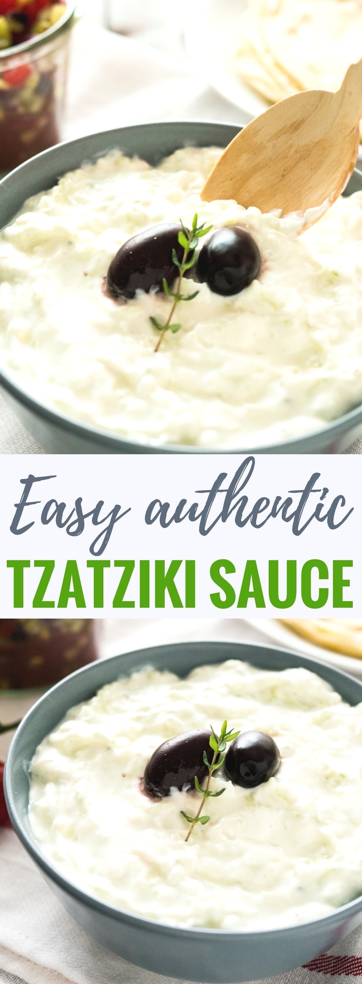 Authentic Tzatziki Sauce Recipe with Greek Yoghurt