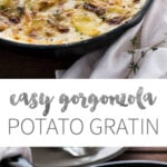 Gorgonzola Potatoes au Gratin Recipe | Plated Cravings