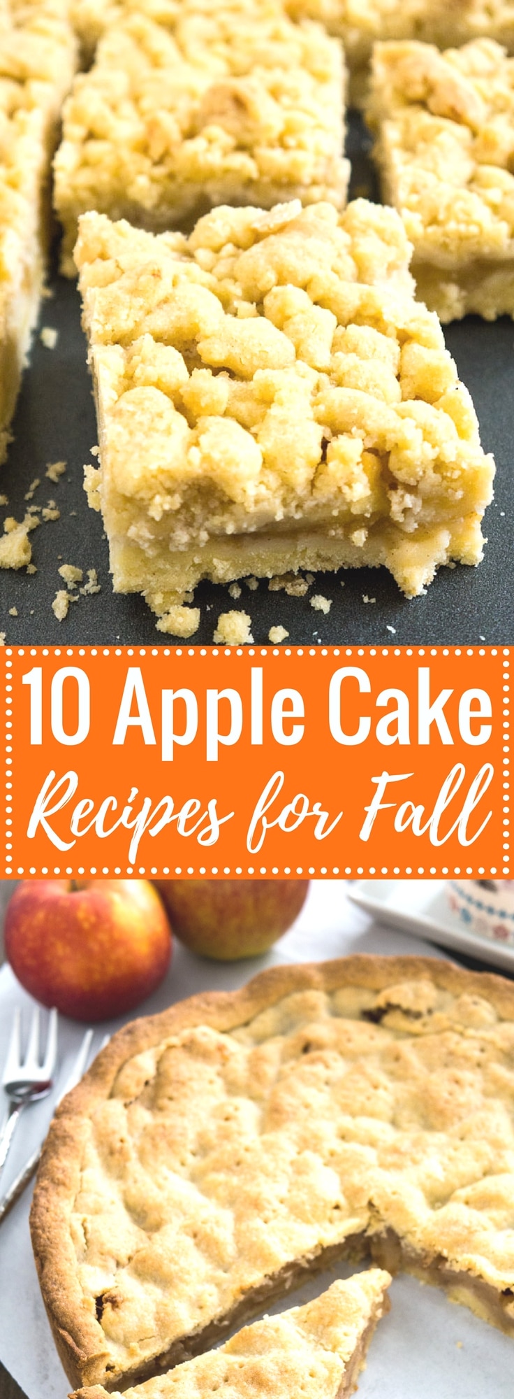 My favorite Apple Cake Recipes - try these recipes for some end-of-season baking! They all make a great alternative to apple pie and taste delicious!