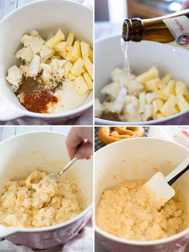 Obatzda Recipe (German Beer Cheese Dip) Plated Cravings