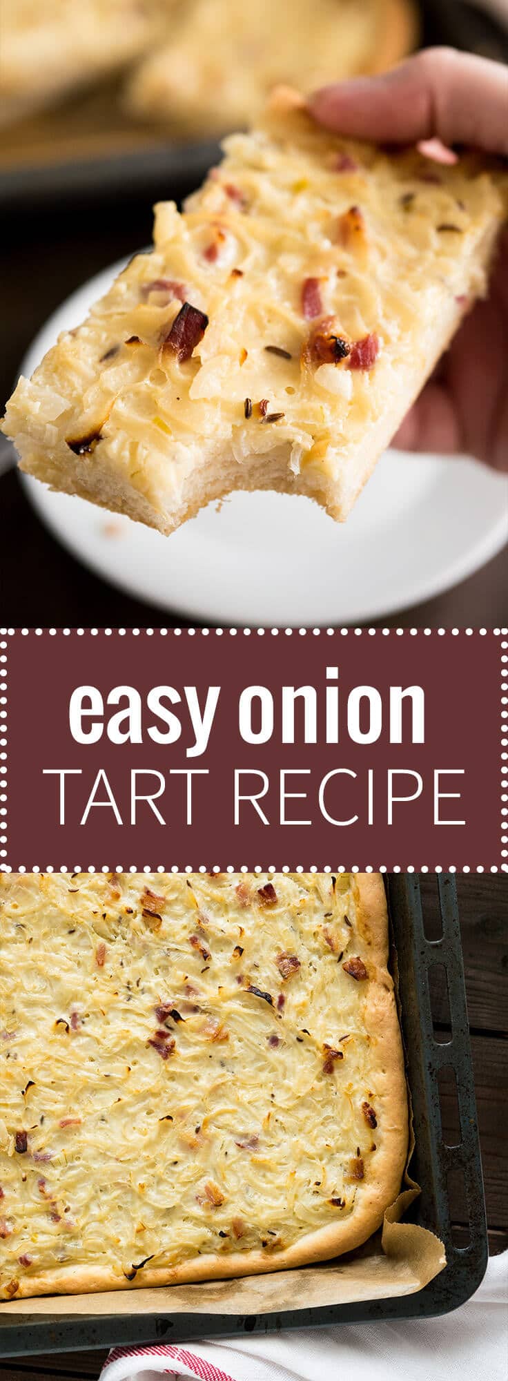 Easy Onion Tart Recipe (Zwiebelkuchen) Plated Cravings