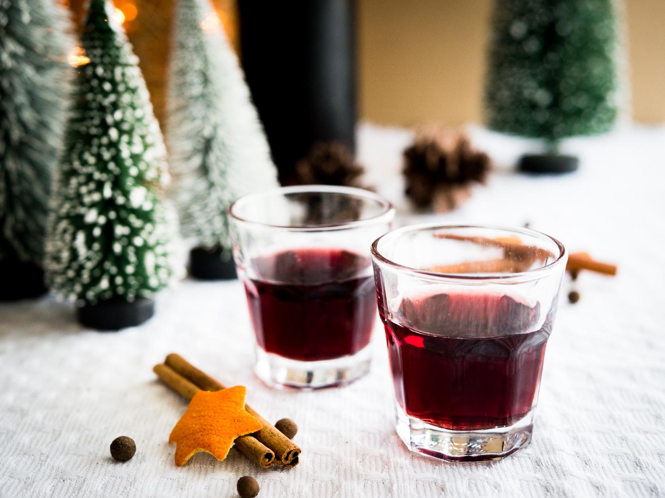 This easy mulled wine liqueur makes a perfect Christmas gift! Dark rum and red wine are infused with mulling spices, making this homemade drink as festive as the holiday season gets.