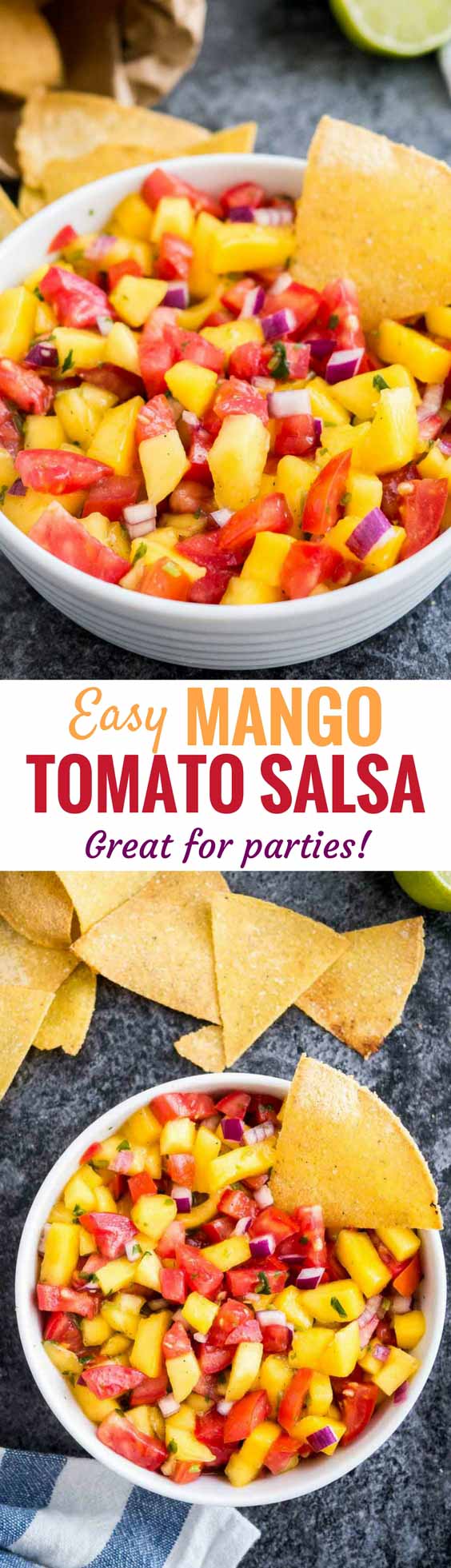 Fresh Tomato Salsa Recipe with Mango Plated Cravings