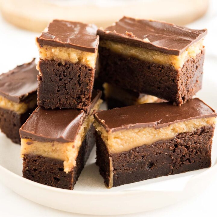 Peanut Butter Brownie Bars Recipe {Peanut Butter Topped Brownies}