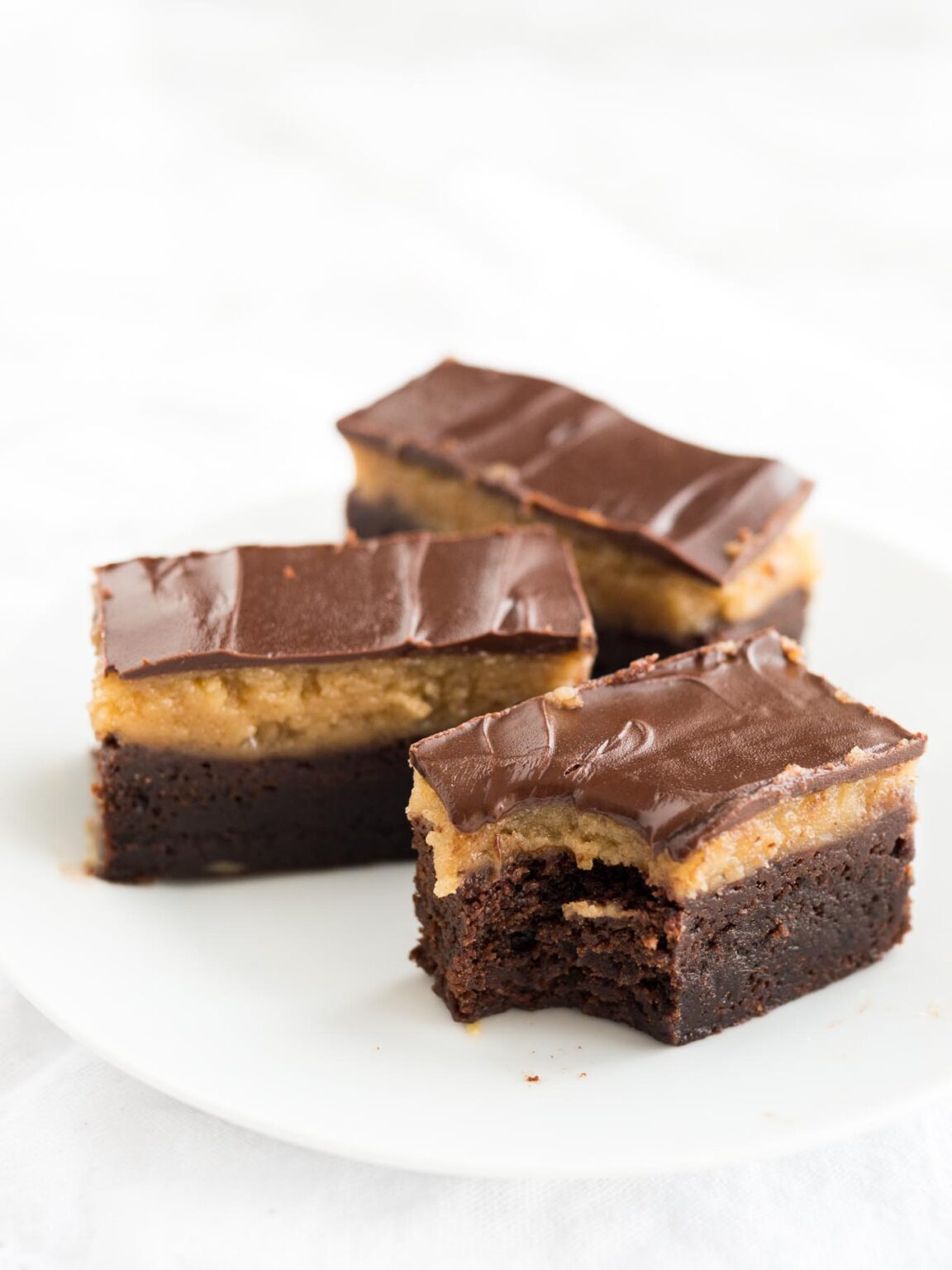 Peanut Butter Brownie Bars Recipe {Peanut Butter Topped Brownies}