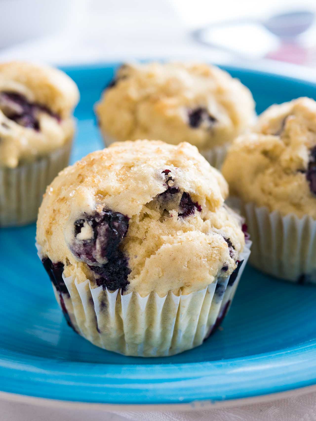 Easy Blueberry Muffins {Basic Recipe + Easy Variations}