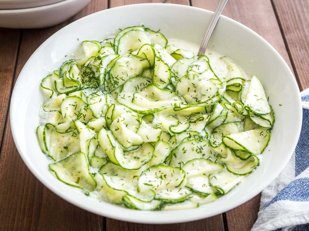 German Cucumber Salad Recipe Plated Cravings