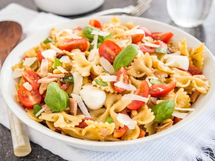 Pasta Salad with Italian Dressing - Plated Cravings