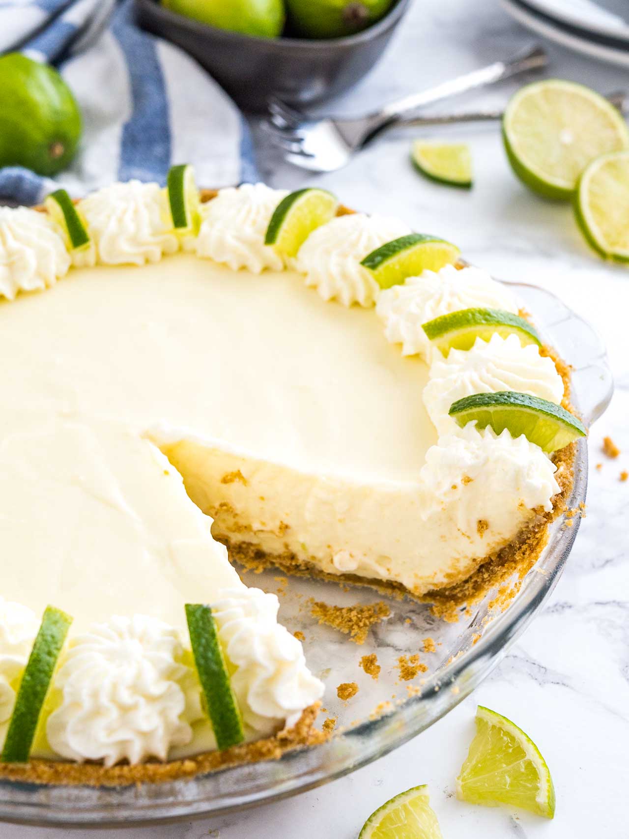 No Bake Key Lime Pie {Key Lime Cream Pie} | Plated Cravings