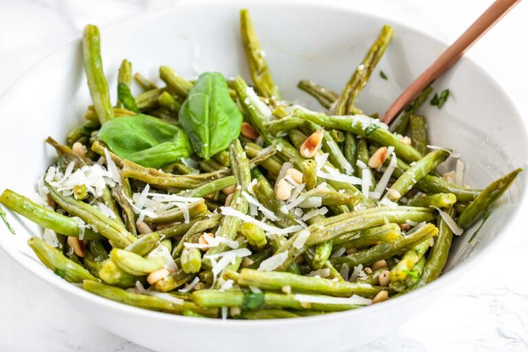 Parmesan Oven Roasted Green Beans Plated Cravings