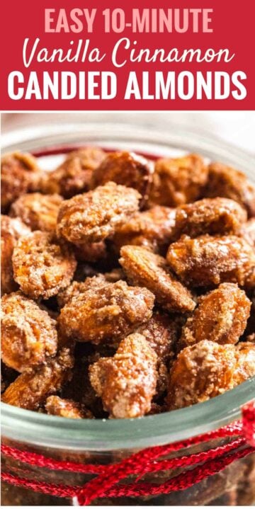 Easy Cinnamon Candied Almonds - Plated Cravings