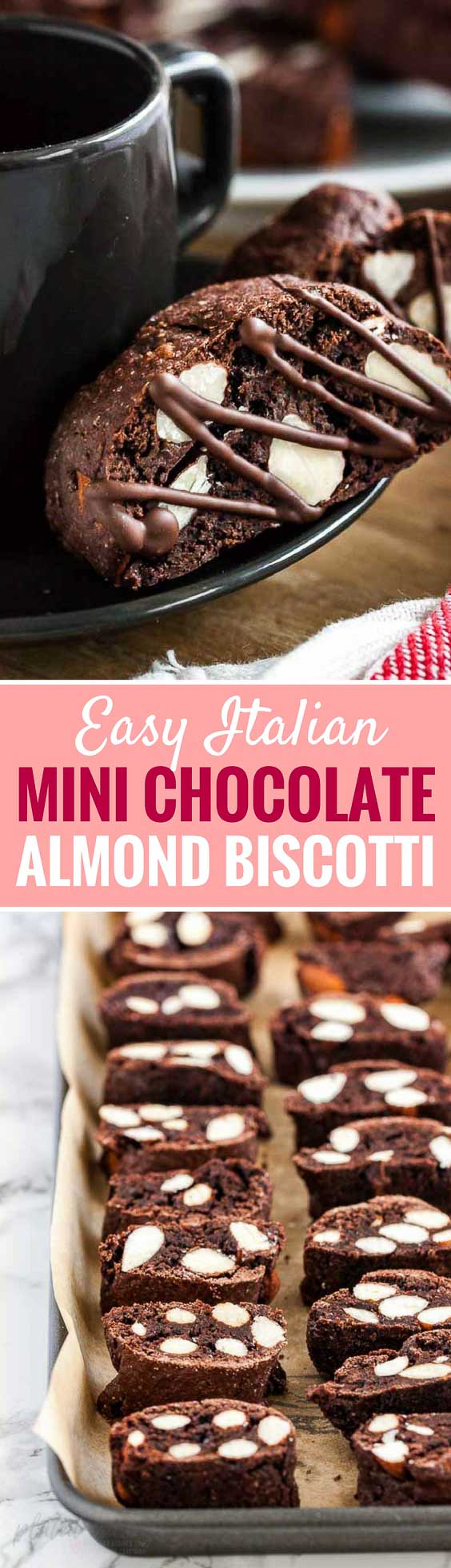 Chocolate Almond Biscotti Recipe  Plated Cravings