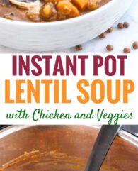 Instant Pot Lentil Soup with Vegetables