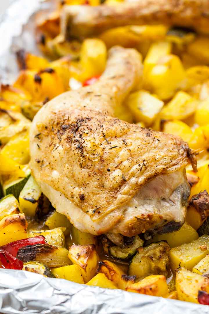 Baked Chicken Legs With Potatoes Plated Cravings