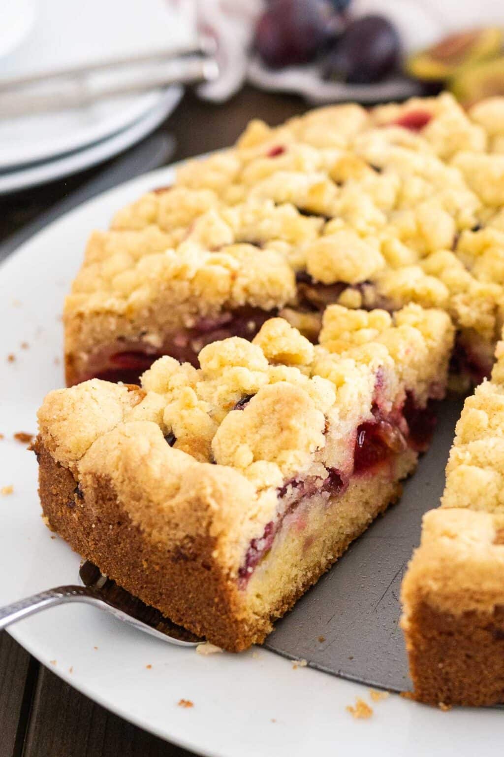 German Plum Cake (Zwetschgenkuchen) | Plated Cravings