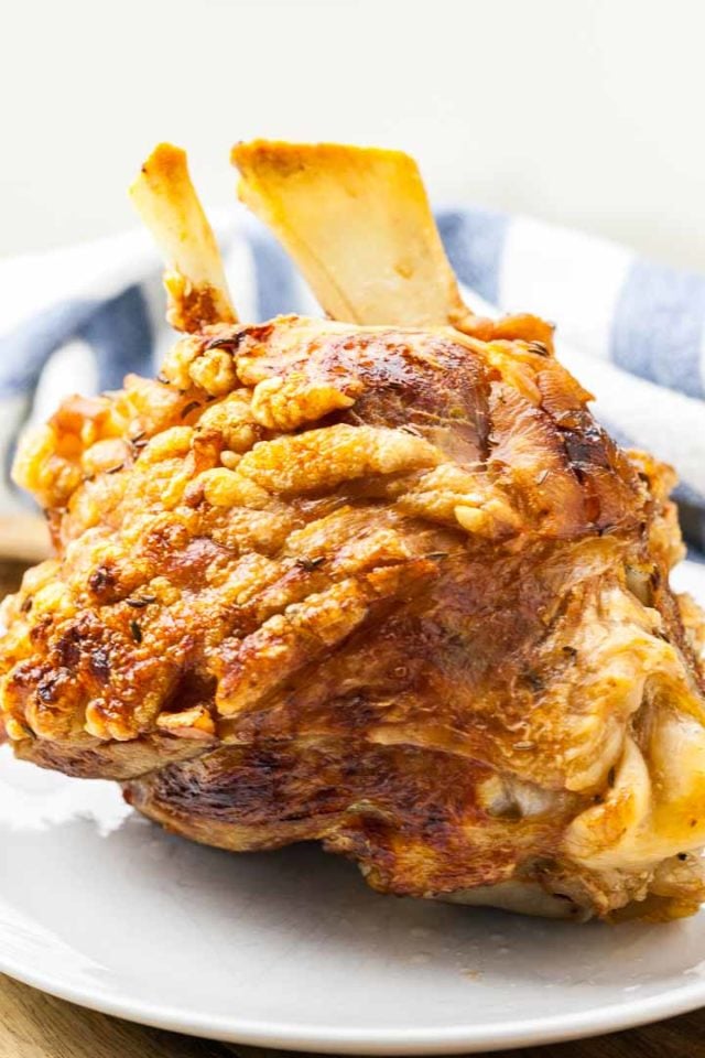 German Pork Hock Schweinshaxe Recipe Plated Cravings