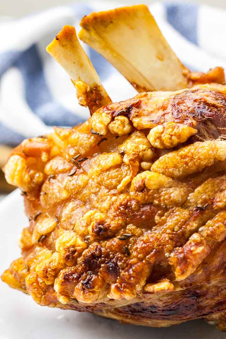 German Pork Hock (Schweinshaxe Recipe) Plated Cravings