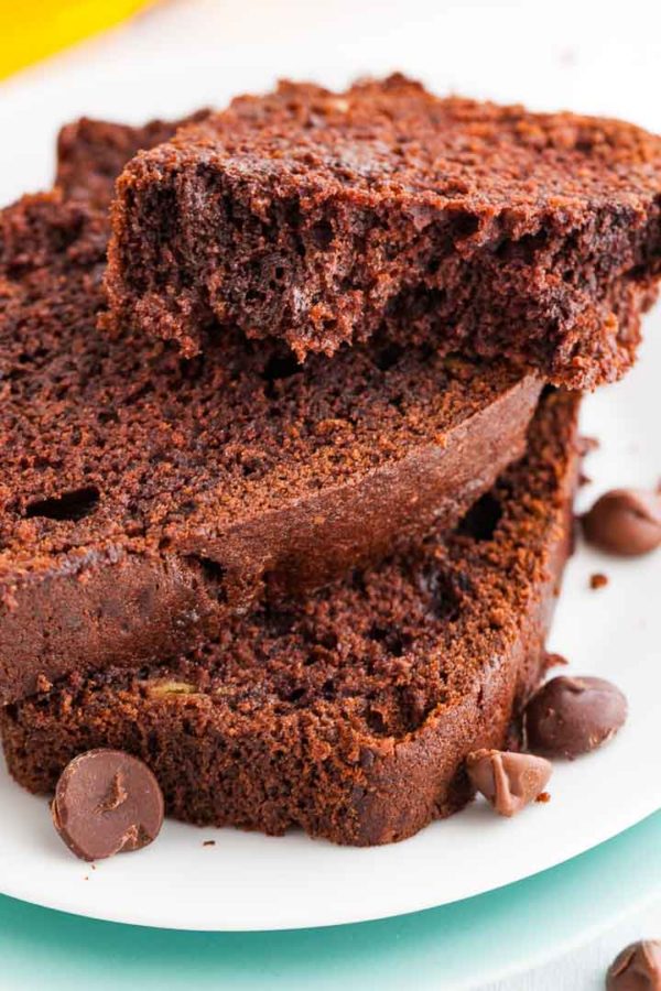 Chocolate Banana Bread with Sour Cream | Plated Cravings