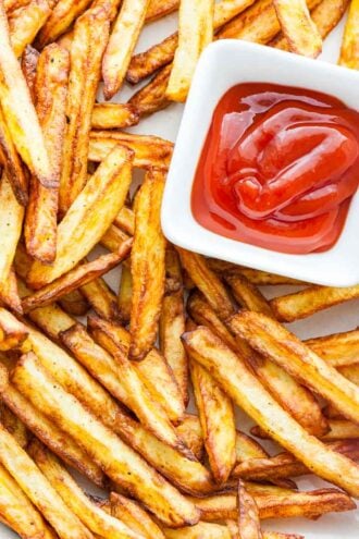 Air Fryer French Fries {Crispy & Healthy} | Plated Cravings