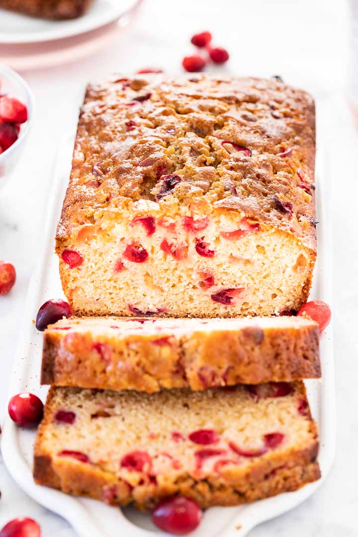 Cranberry Orange Bread Recipe {Easy and so moist!} - Plated Cravings