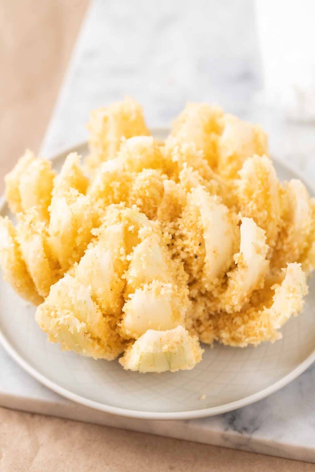 Air Fryer Blooming Onion Plated Cravings