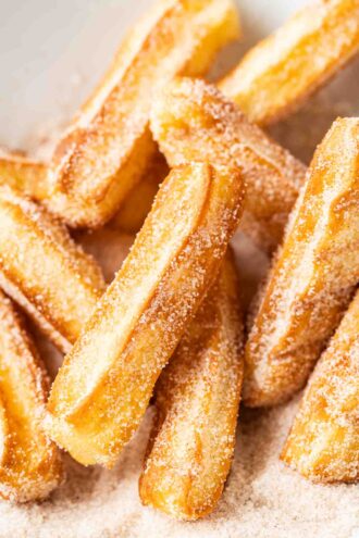 Air Fryer Churros - Plated Cravings