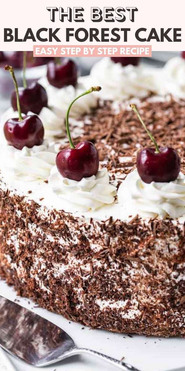 Black Forest Cake {Authentic German Recipe!}- Plated Cravings