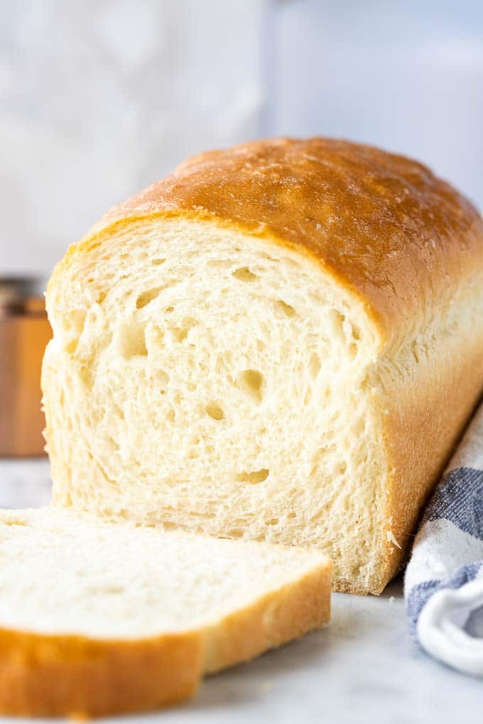 White Bread {So soft and easy to make!} - Plated Cravings