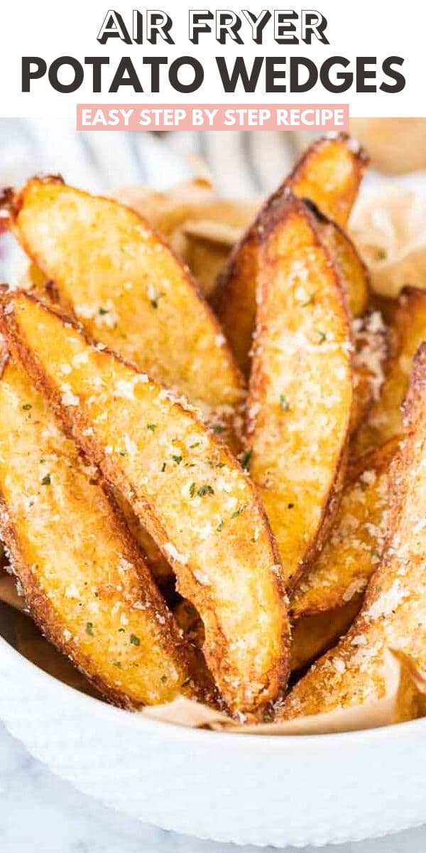 Air Fryer Potato Wedges {Extra crispy!} Plated Cravings
