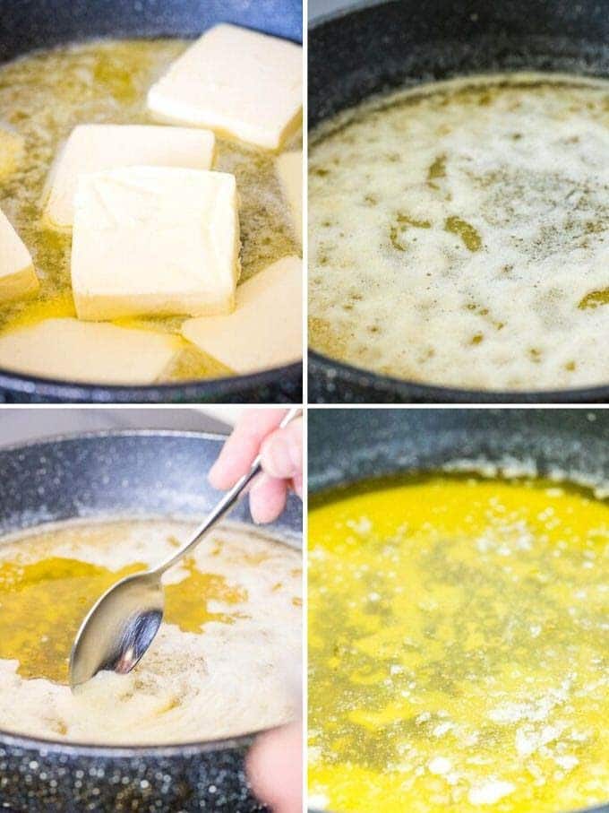 How to Make Clarified Butter Collage