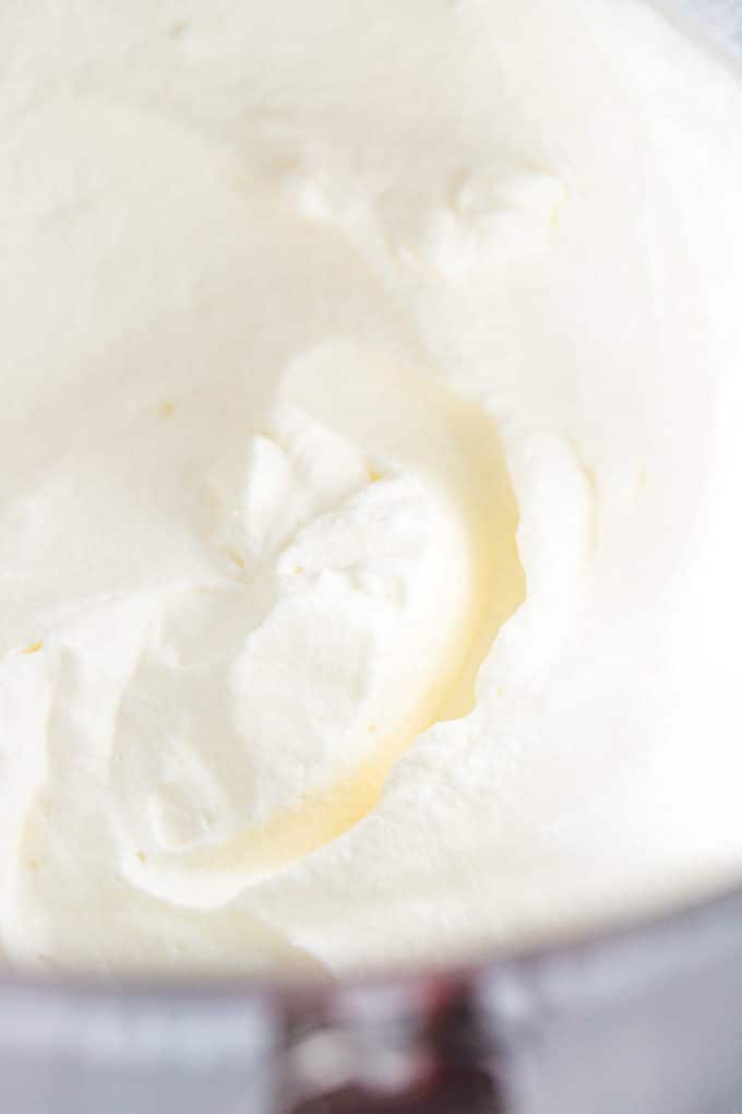 Close-up of whipped cream