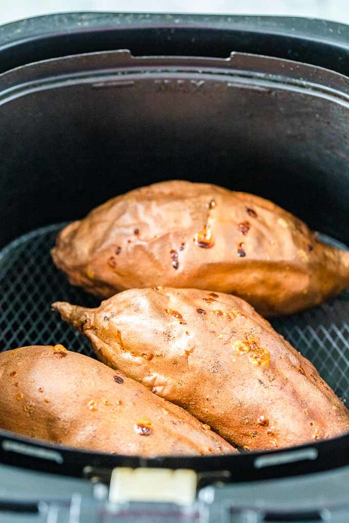 Baked Sweet Potatoes in the Air Fryer