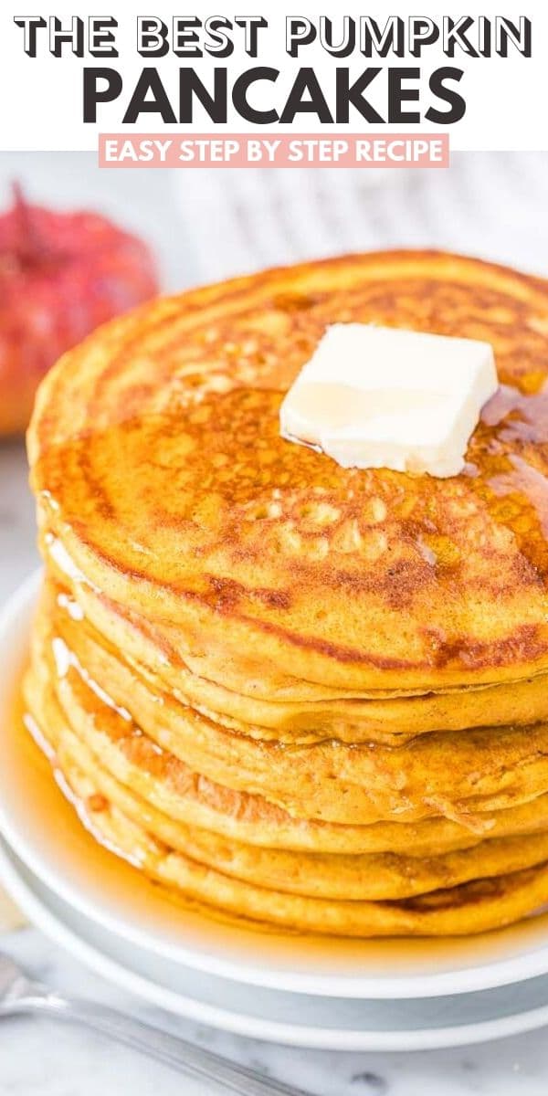 The BEST Pumpkin Pancakes - Plated Cravings