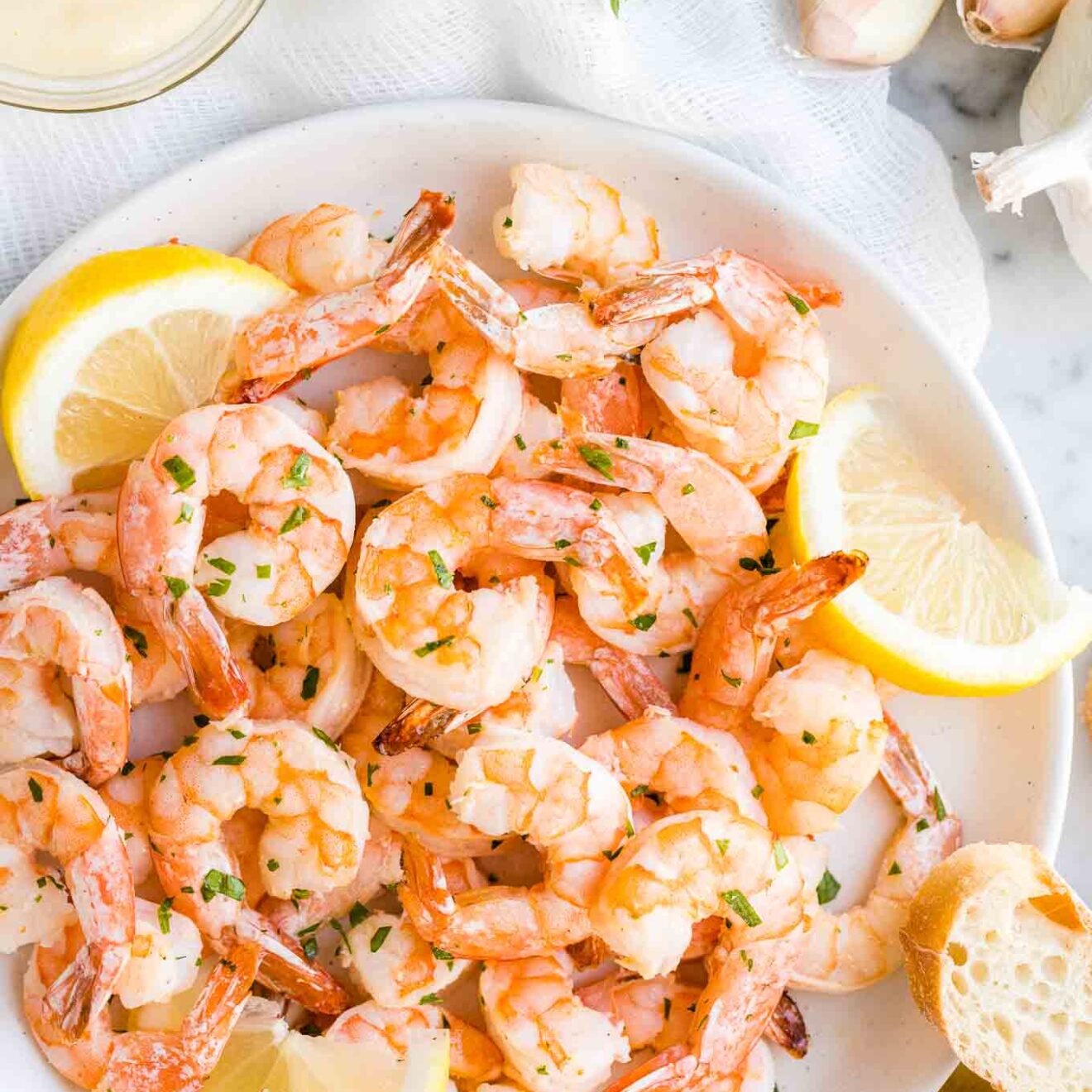 Air Fryer Shrimp {Perfectly cooked!} - Plated Cravings