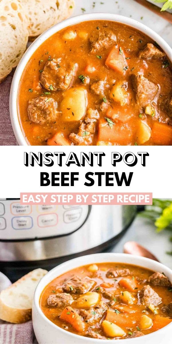 Easy Instant Pot Beef Stew {with Guinness}- Plated Cravings