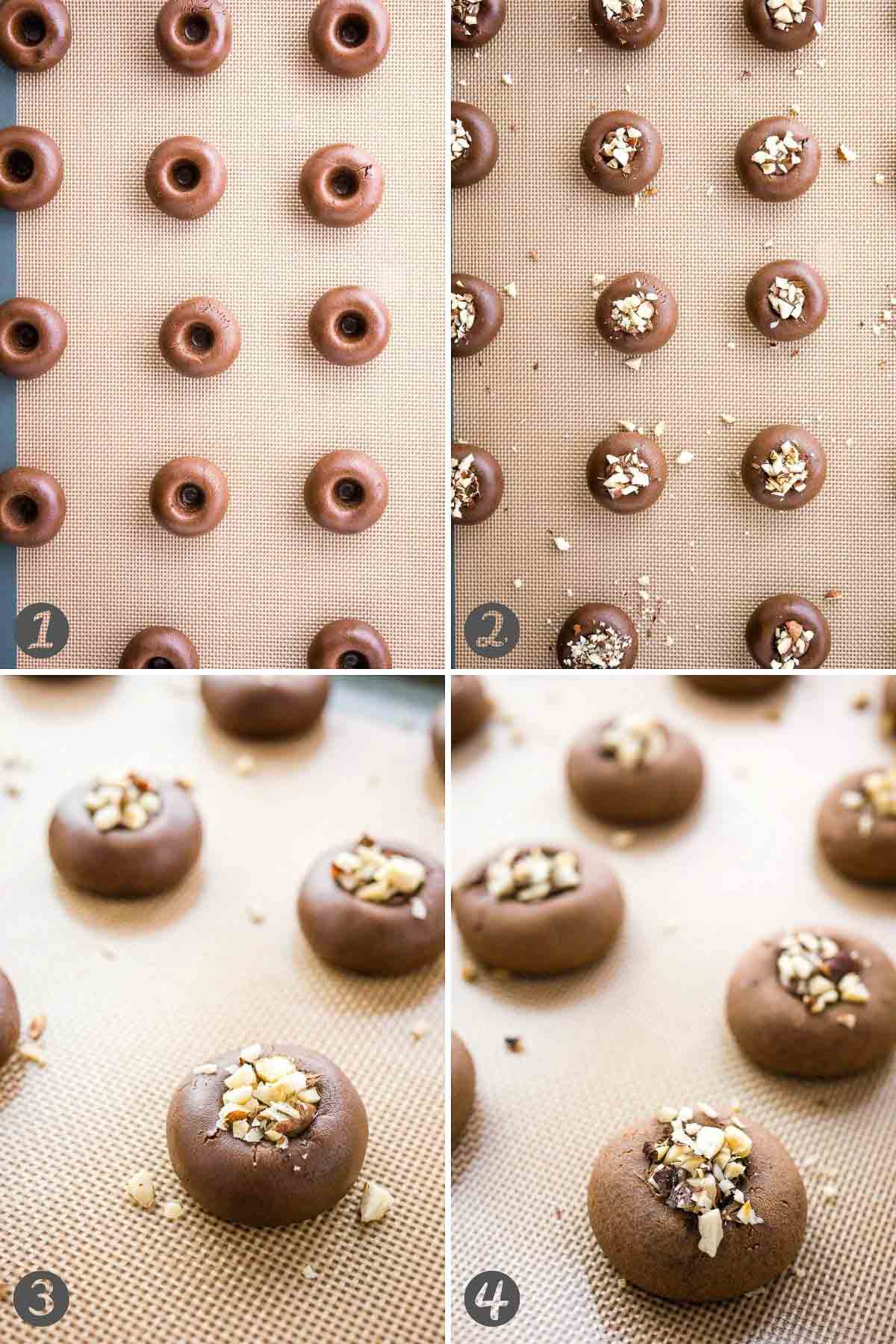 Resepi nutella button cookies