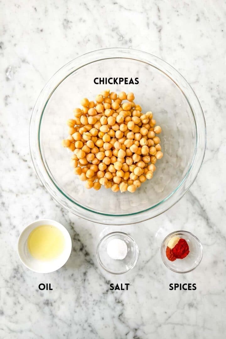 Crispy Air Fryer Chickpeas (Highprotein Snack) Plated Cravings