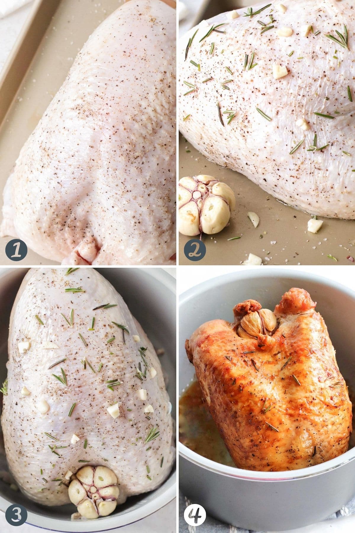 Steps for Making a Turkey Breast in the Air Fryer
