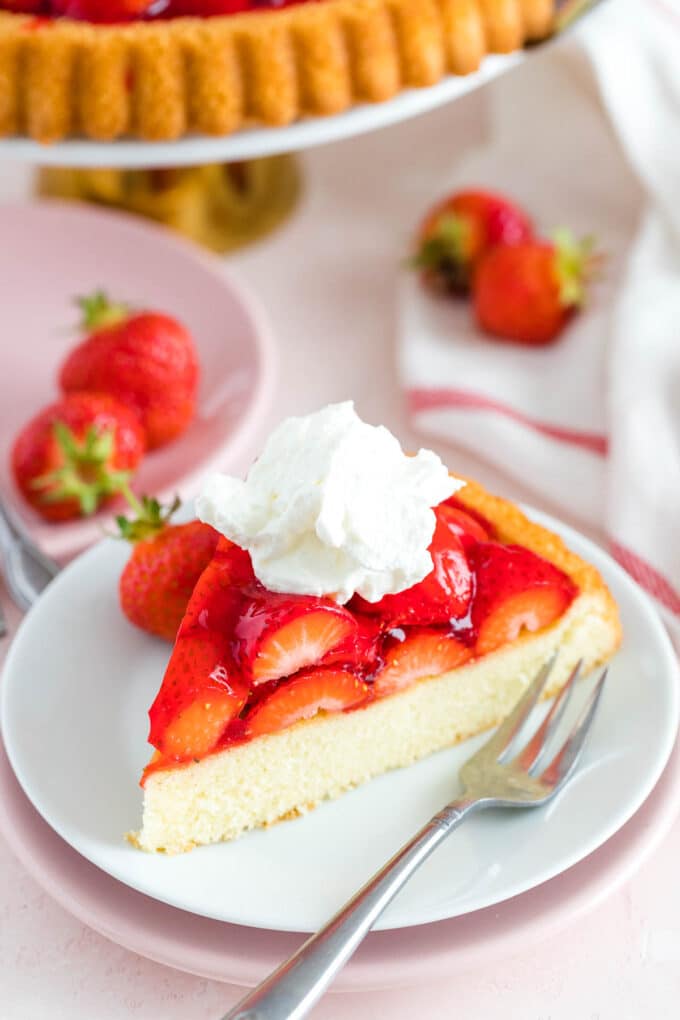 German Strawberry Cake {Erdbeerkuchen} Plated Cravings
