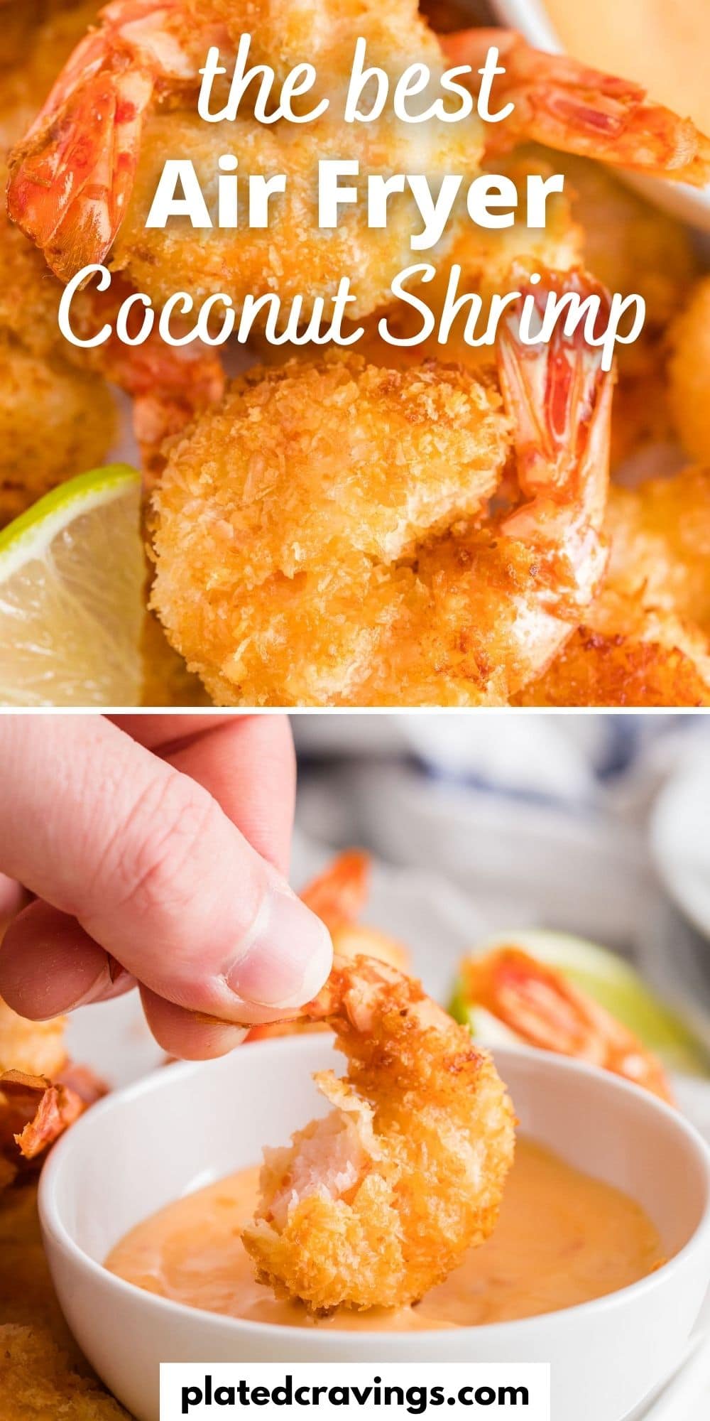 Air Fryer Coconut Shrimp - Plated Cravings