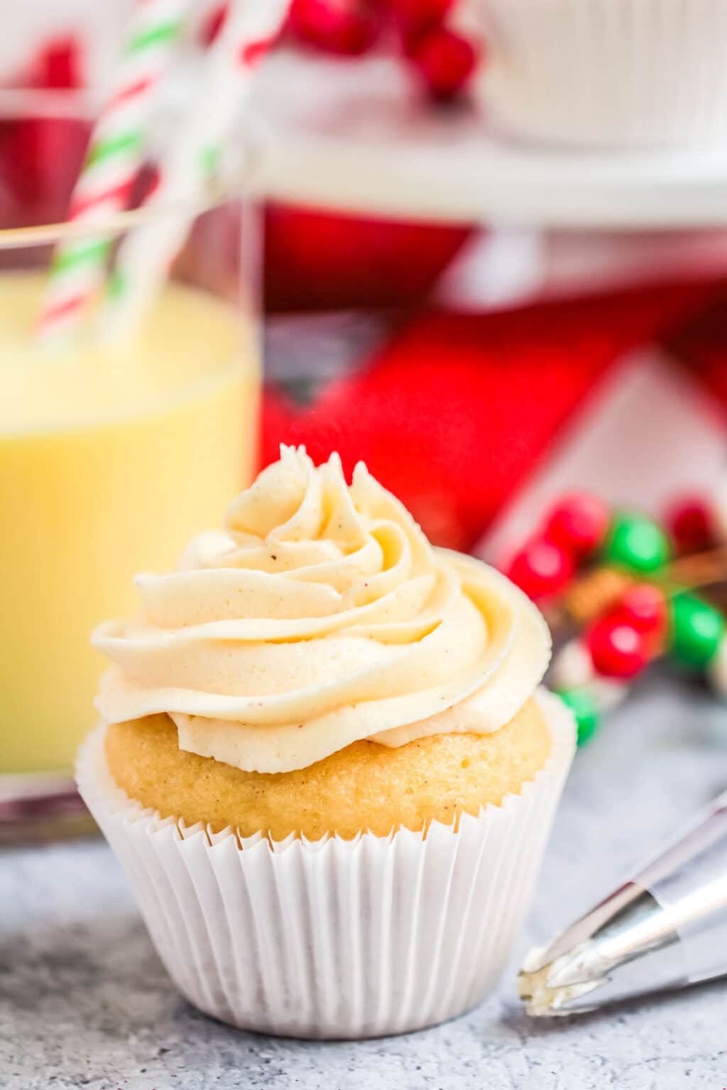 Eggnog Buttercream Frosting Plated Cravings