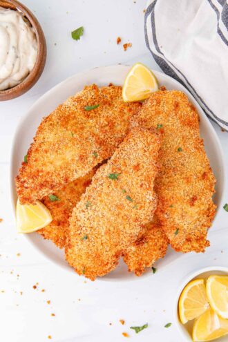 Air Fryer Fish Fillet Recipe {Extra crispy & flaky!} - Plated Cravings